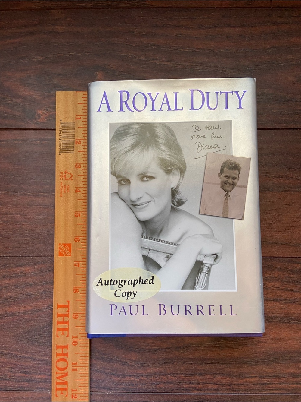 AUTOGRAPHED BOOK A ROYAL DUTY - BUTLER & FRIEND OF PRINCESS DIANA
